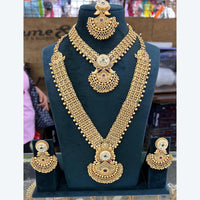 JCM Royal Polki Kundan Set Semi Bridal Elegance Redefined