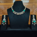 JCM Royal Kundan Necklace Set with Statement Stones