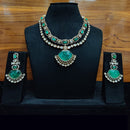 JCM Majestic Ethnic Necklace Set Crafted with Stones and Kundan Accents
