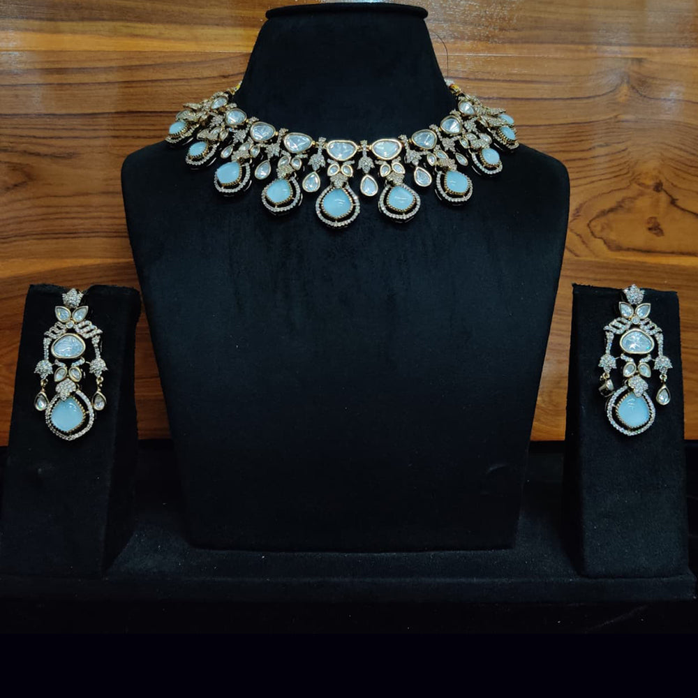 JCM Celestial Glow Designer Necklace Set with Matching Earrings