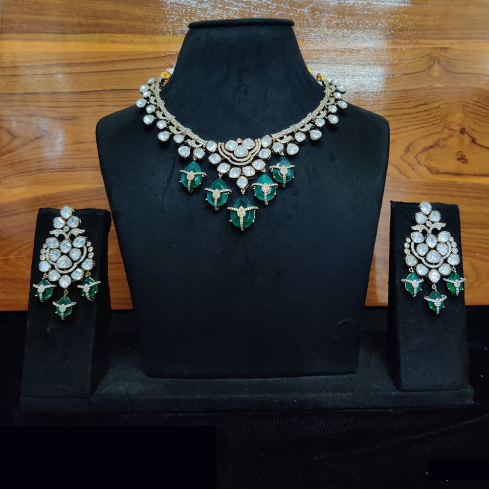 JCM Opulent Diamond Choker Necklace Set for Special Occasions