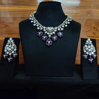 JCM Opulent Diamond Choker Necklace Set for Special Occasions