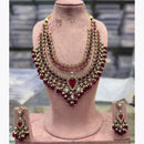 JCM Graceful Traditional Necklace & Earrings Set with Fine Craftsmanship