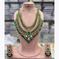 JCM Graceful Traditional Necklace & Earrings Set with Fine Craftsmanship