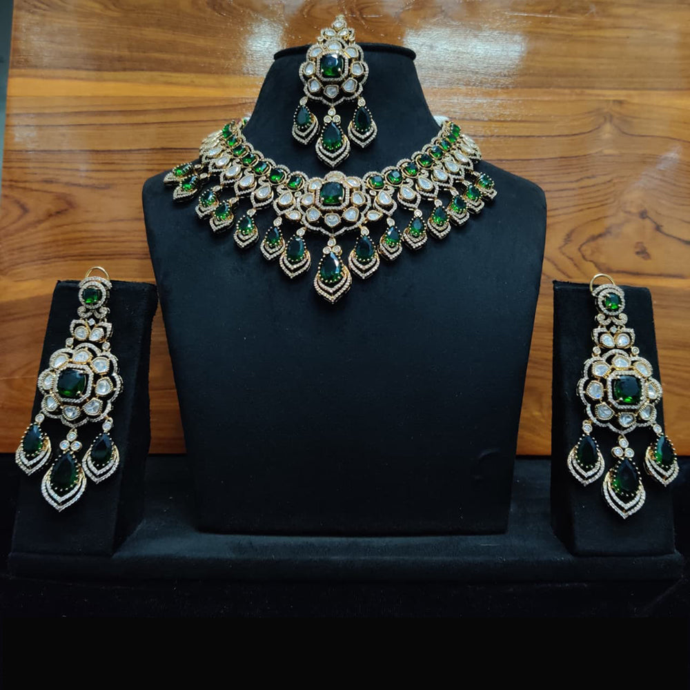 JCM Royal Statement Necklace and Earrings Ensemble