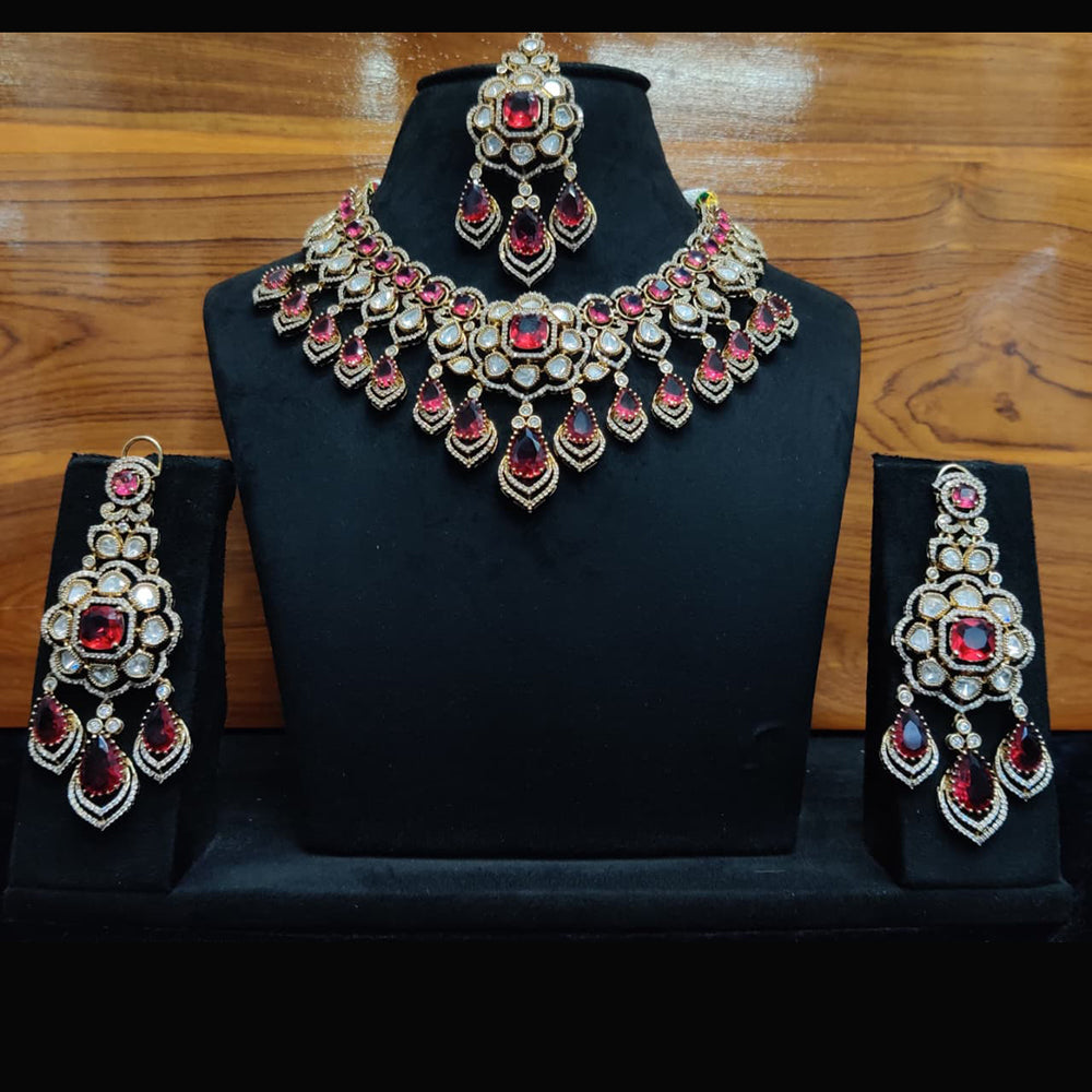 JCM Royal Statement Necklace and Earrings Ensemble