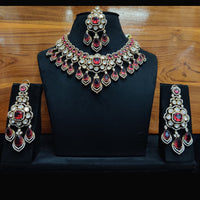JCM Royal Statement Necklace and Earrings Ensemble