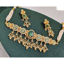JCM Timeless Royal Pota Kundan And Pearl Necklace Set
