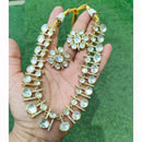 JCM Royal Elegance Kundan And Austrian Stone Necklace Set