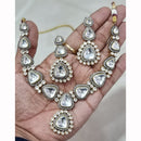 JCM Royal Elegance Kundan And Austrian Stone Necklace Set