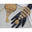 JCM Antique Crystal Stone Hand Harness Set