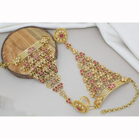 JCM Antique Crystal Stone Hand Harness Set