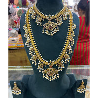 JCM Classic Pota Stone Pearl And Beaded Double Necklace Necklace Set