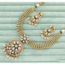 JCM Designer Kundan Stone And Austrian Stone Necklace Set