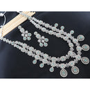 JCM Designer American Daimond Long Necklace Set