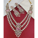 JCM Exclusive Polki Kundan Stone Necklace Set