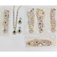 JCM Designer Pota Stone Necklace Set