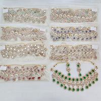 JCM Designer Pota Stone Necklace Set