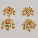 JCM Classic Royal Look Pota Stone And Pearl Ring