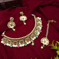 JCM Heritage Pota Stone Choker Necklace Set