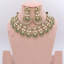 JCM Heritage Polki Kundan Stone Necklace Set
