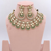 JCM Heritage Polki Kundan Stone Necklace Set