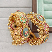 JCM Grand Pota Stone Openable Bangles Set