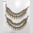 JCM Designer Crystal Stone And Pearl Kanchain