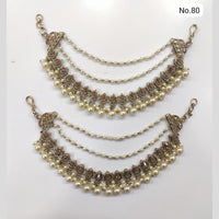 JCM Designer Crystal Stone And Pearl Kanchain