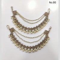 JCM Designer Crystal Stone And Pearl Kanchain