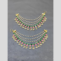 JCM Designer Crystal Stone And Pearl Kanchain