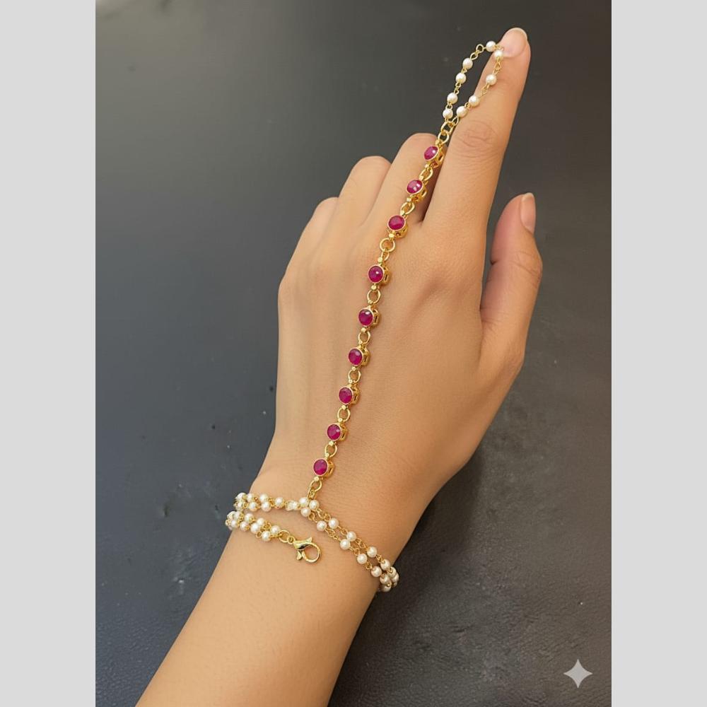 JCM Antique Pota Stone And Pearl Hand Harness Set