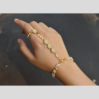JCM Antique Austrian Stone And Pearl Hand Harness Set