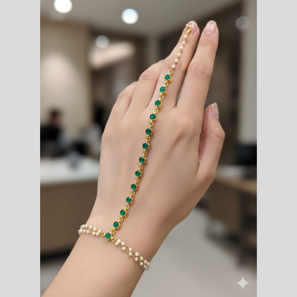 JCM Antique Pota Stone And Pearl Hand Harness Set