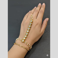 JCM Antique Austrian Stone And Pearl Hand Harness Set