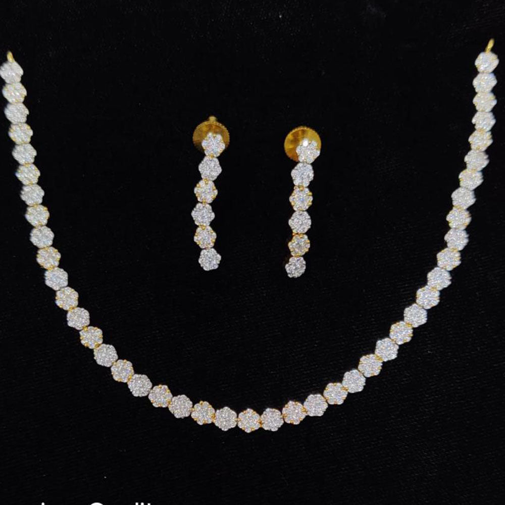 JCM Royal Look Crystal Stone Necklace Set