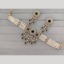 JCM Heritage Polki Kundan Stone And Austrian Stone Choker Necklace Set