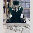 JCM Heritage Crystal Stone And Austrian Stone Choker Necklace Set