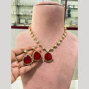JCM Ethnic Polki Kundan And Austrain Stone Necklace Set