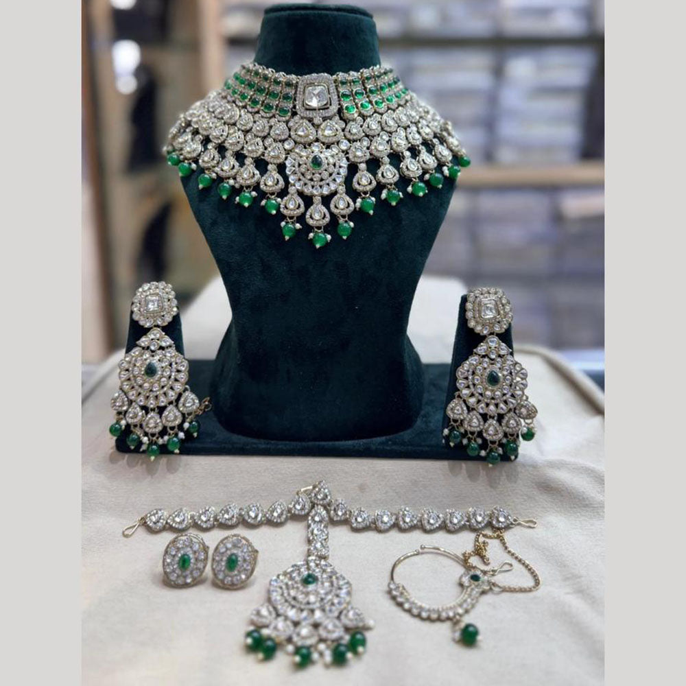 JCM Elegant Crystal Stone And Austrian Stone Necklace Set
