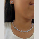 JCM Elegant Crystal Stone Designer Necklace Set