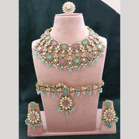 JCM Heritage Style Pota Stone Beads And Pearl Necklace Set