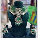 JCM Ethnic Style Pota Stone Beads And Pearl Necklace Set