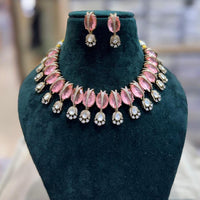 JCM Elegant Crystal Stone And Austrian Stone Necklace Set