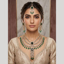 JCM Elegant Crystal Stone And Austrian Stone Necklace Set