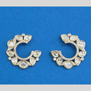 JCM Designer Subtle Shine Polki Kundan Studs Earrings