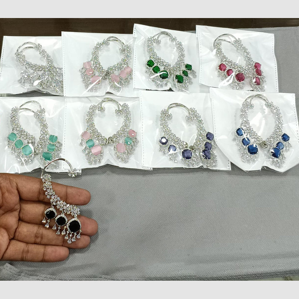 JCM Glitter Shine American Diamond EarCuff Earrings