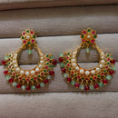 JCM Ethnic Wear Pota Stone And Pearl Dangler Earrings