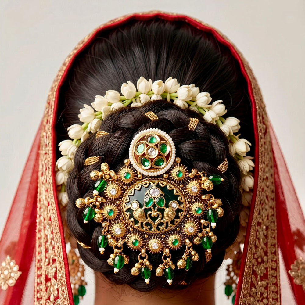 JCM Classic Pota Stone Pearl And Beads Hair Accessories