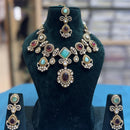 JCM Premium Designer Pota Stone Necklace Set
